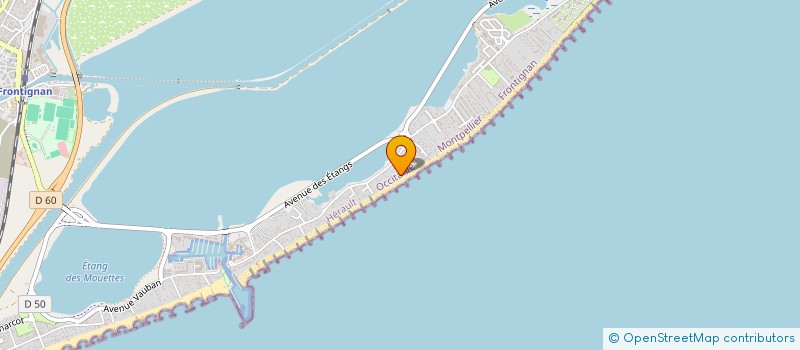 localisation de l'entreprise BLEU MEDITERRANEE à FRONTIGNAN