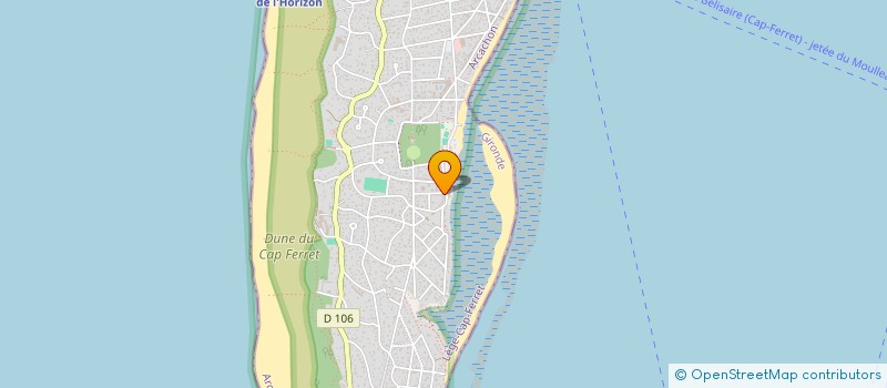 localisation de l'entreprise BLEU MEDOC  LEGE-CAP-FERRET