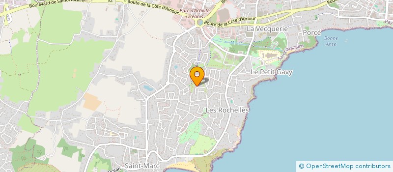 localisation de l'entreprise BLEU MONACO  SAINT-NAZAIRE