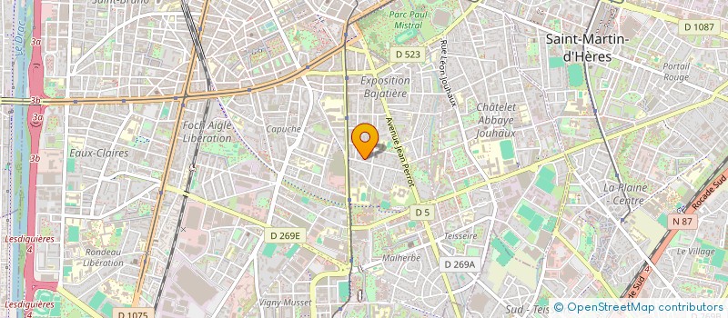 localisation de l'entreprise BLEU NET à GRENOBLE