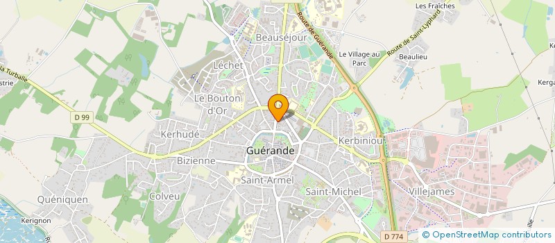 localisation de l'entreprise BLEU NOMADE à GUERANDE
