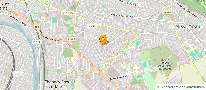 localisation de l'entreprise BLEU NUIT à CHAMPIGNY-SUR-MARNE