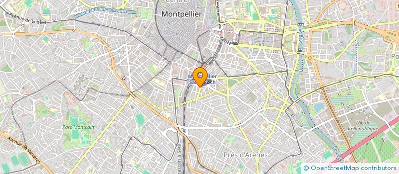 localisation de l'entreprise BLEU ORANGE à MONTPELLIER