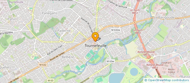 localisation de l'entreprise BLEU PASTEL à TOURNEFEUILLE