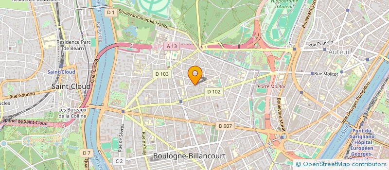 localisation de l'entreprise BLEU PETROL à BOULOGNE-BILLANCOURT