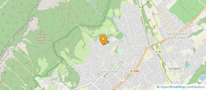 localisation de l'entreprise BLEU PETROLE  MONTBONNOT-SAINT-MARTIN