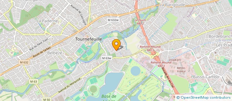 localisation de l'entreprise BLEU PETROLE  QUEYRAC