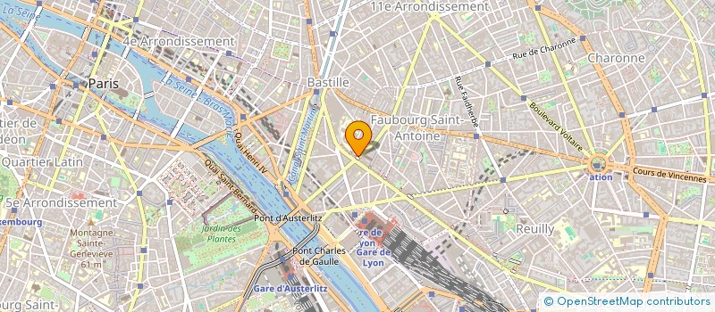 localisation de l'entreprise BLEU PIETON  PARIS