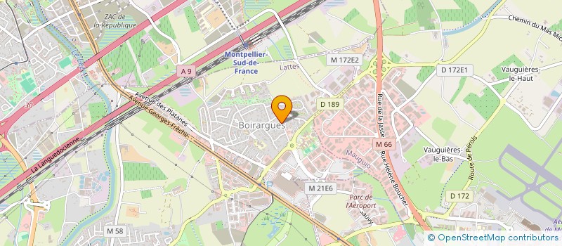 localisation de l'entreprise BLEU PROMOTION à LATTES