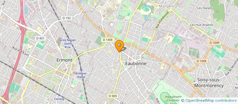 localisation de l'entreprise BLEU REFLEX à EAUBONNE