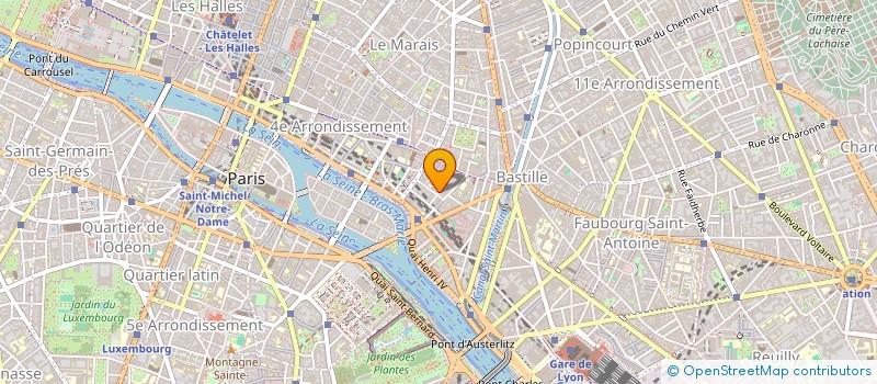 localisation de l'entreprise BLEU REINE  PARIS