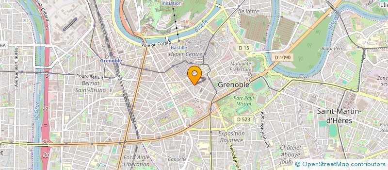 localisation de l'entreprise BLEU RIVAGE  GRENOBLE