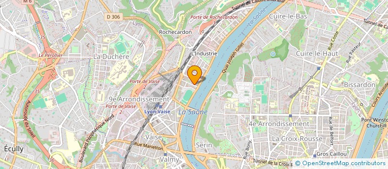 localisation de l'entreprise BLEU SAPHIR 14  LYON