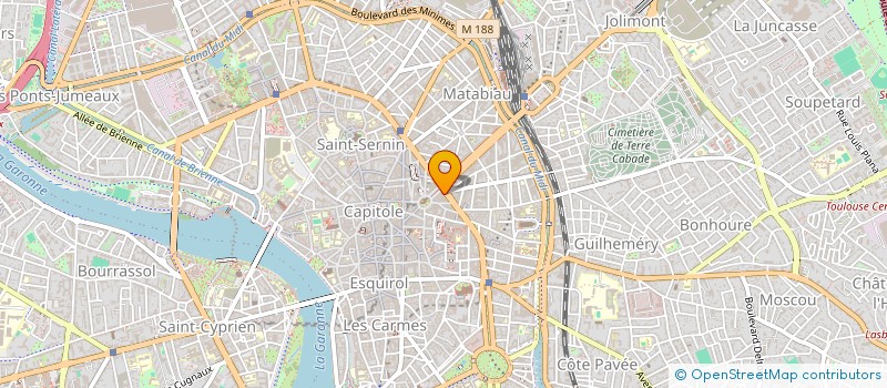 localisation de l'entreprise BLEU SERVICES ET RESIDENCES  TOULOUSE
