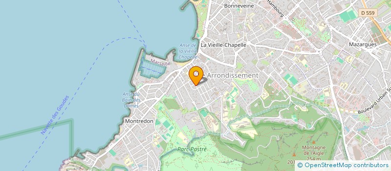 localisation de l'entreprise BLEU SOLEIL à MARSEILLE