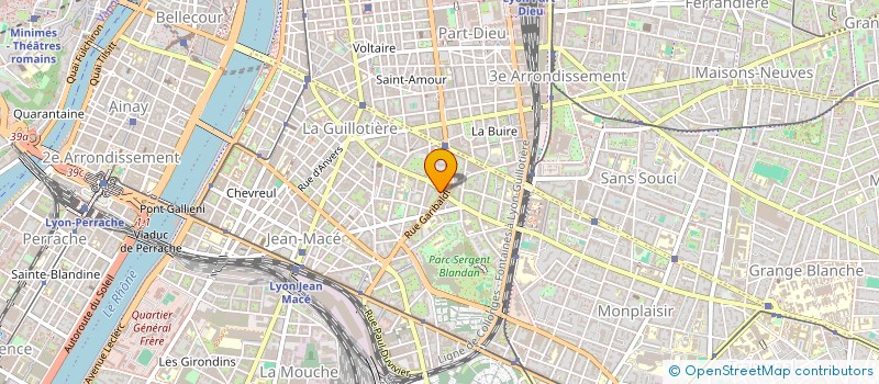 localisation de l'entreprise BLEU SYNTHESE  LYON