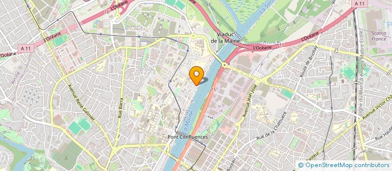 localisation de l'entreprise BLEU THEATRE à ANGERS