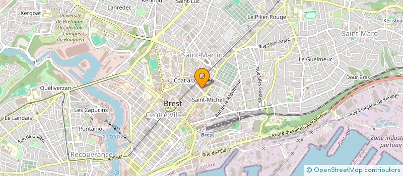 localisation de l'entreprise BLEU TONIC à BREST