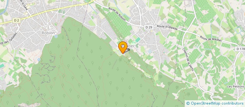 localisation de l'entreprise BLEU VERT  MAUBEC