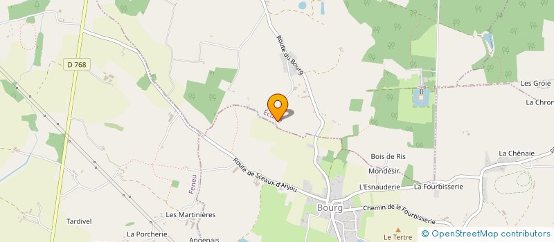 localisation de l'entreprise BLEU VINCY  CANTENAY-EPINARD