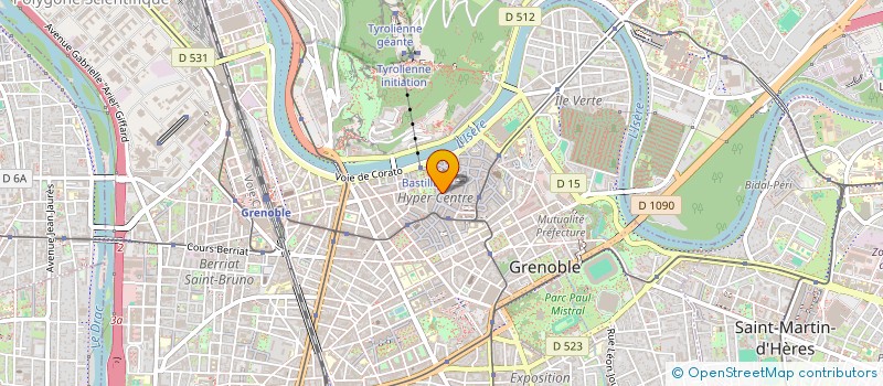 localisation de l'entreprise BLEU05 à GRENOBLE