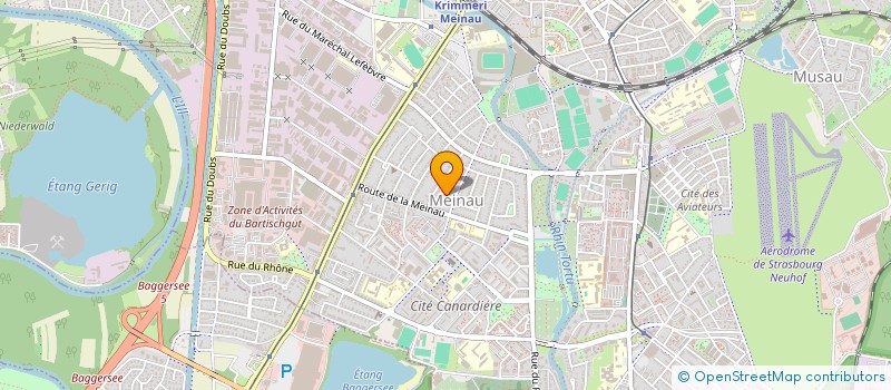 localisation de l'entreprise BLEU289 à STRASBOURG
