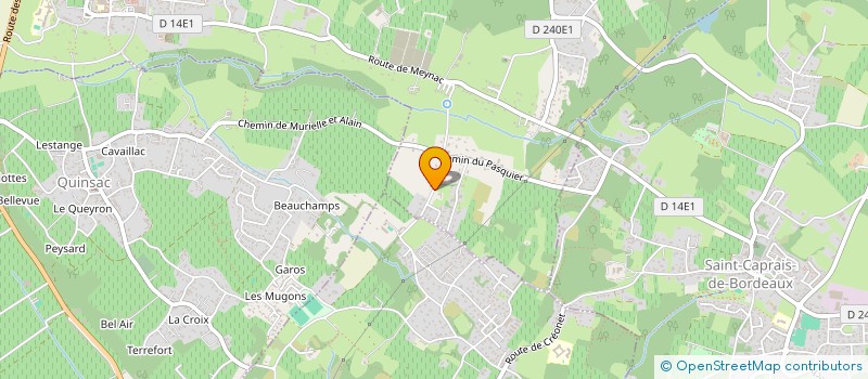 localisation de l'entreprise BLEUBERYL  CAMBLANES-ET-MEYNAC