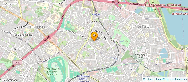 localisation de l'entreprise BLEUBLANCVERT  BRUGES