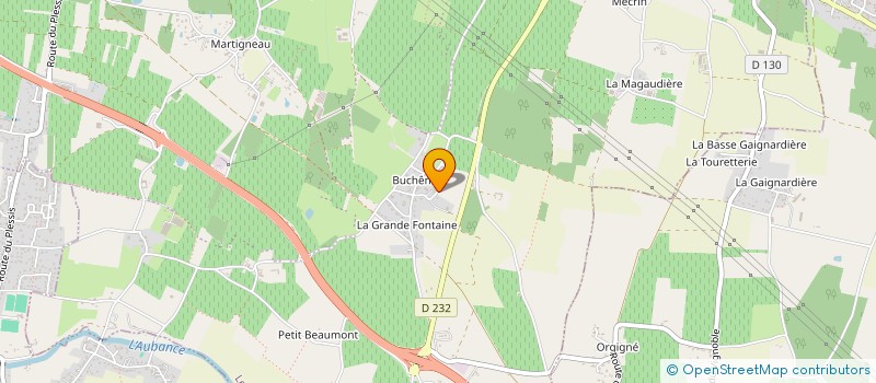localisation de l'entreprise BLEUCES à LES GARENNES SUR LOIRE