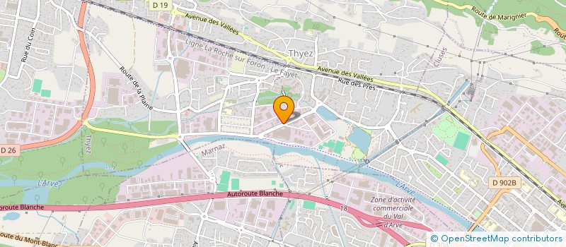 localisation de l'entreprise BLEUCKLEIN  THYEZ