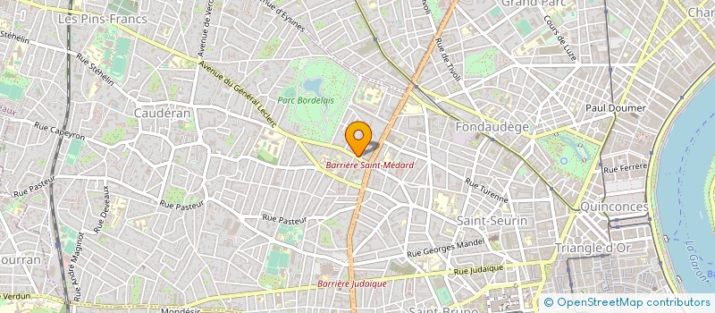 localisation de l'entreprise BLEUE MARINE à BORDEAUX