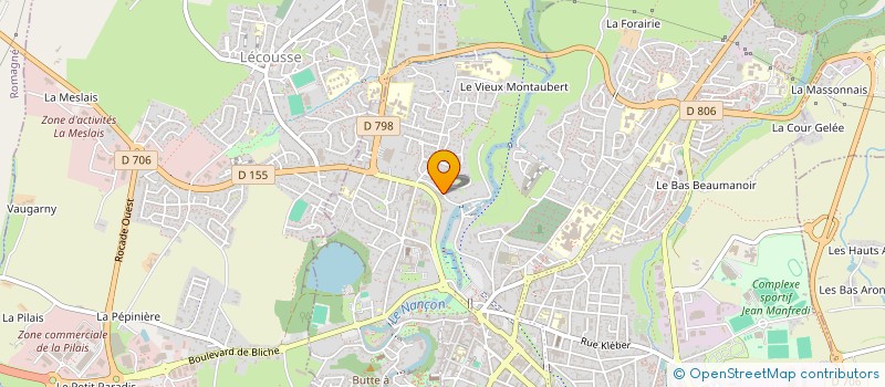 localisation de l'entreprise BLEUE OCEANE  FOUGERES