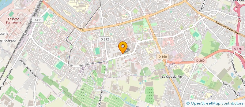 localisation de l'entreprise BLEUE STUDIO à ANGERS