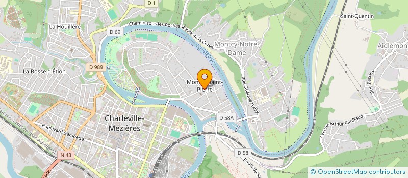 localisation de l'entreprise BLEUET  CHARLEVILLE-MEZIERES