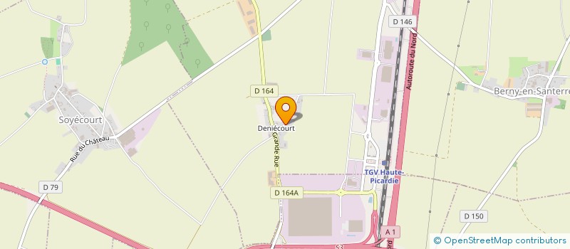 localisation de l'entreprise BLEUET FINANCES  ESTREES-DENIECOURT