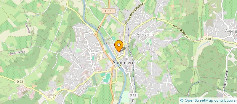 localisation de l'entreprise BLEUET PEINTURES  SOMMIERES