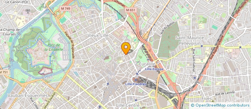 localisation de l'entreprise BLEUETS 1 à LILLE