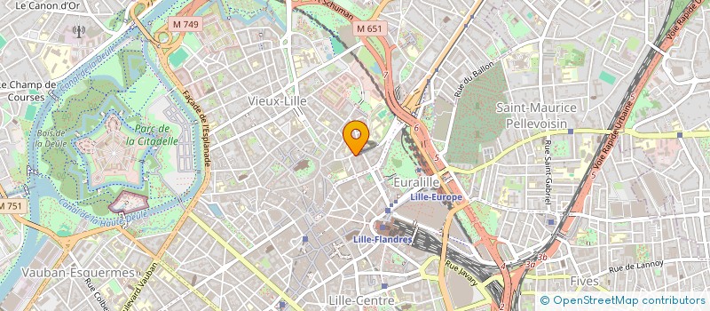 localisation de l'entreprise BLEUETS 2 à LILLE