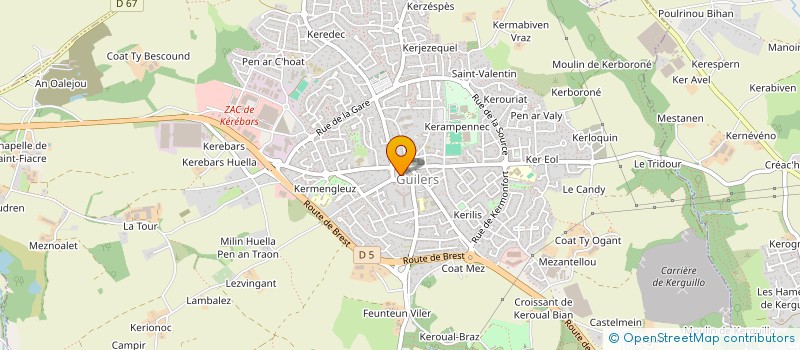 localisation de l'entreprise BLEUETS DE GUILERS BASKET  GUILERS