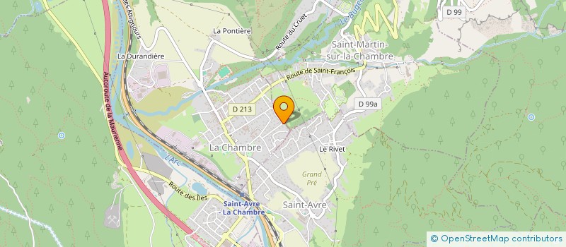 localisation de l'entreprise BLEUETTE  LA CHAMBRE