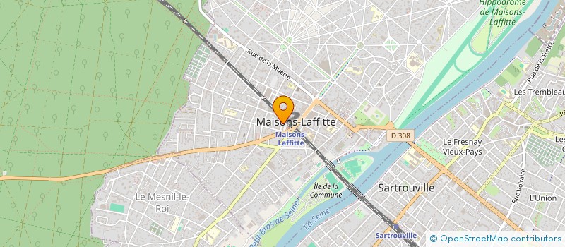 localisation de l'entreprise BLEULAUNE à MAISONS-LAFFITTE
