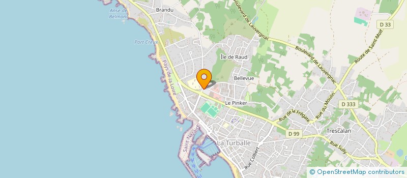 localisation de l'entreprise BLEUNIENN  LA TURBALLE