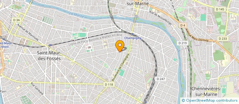 localisation de l'entreprise BLEUNVEN ANNE à SAINT-MAUR-DES-FOSSES