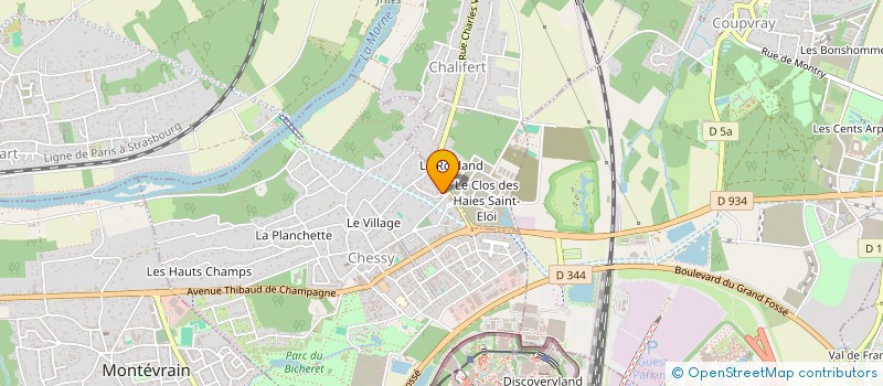 localisation de l'entreprise BLEUPROCESS à CHESSY