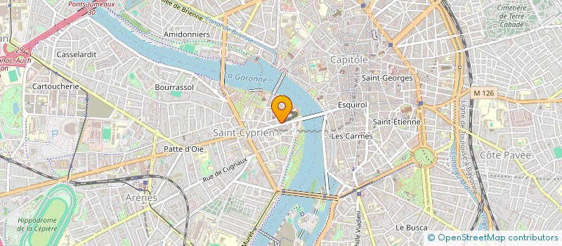 localisation de l'entreprise BLEUROSE à TOULOUSE