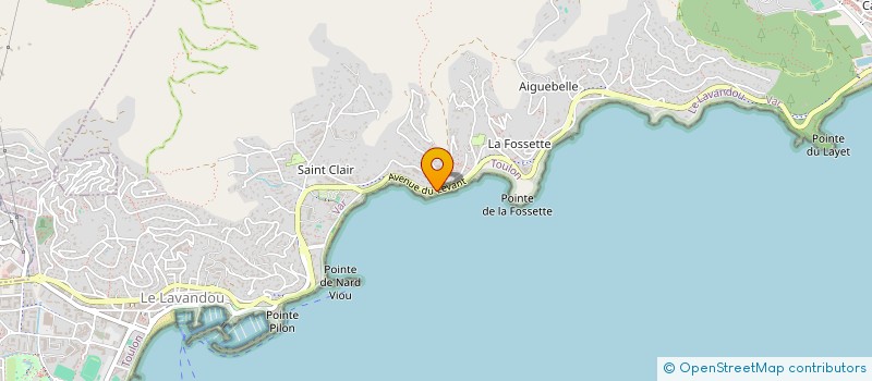 localisation de l'entreprise BLEUS D'ICI à LE LAVANDOU