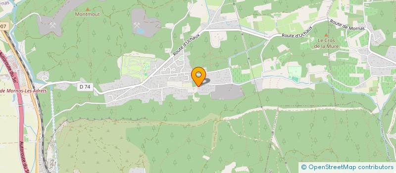 localisation de l'entreprise BLEUVERT  MORNAS