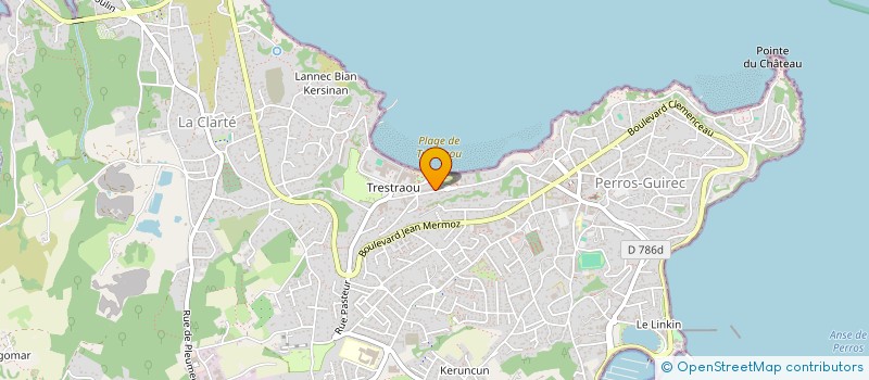 localisation de l'entreprise BLEVIN INVEST  PERROS-GUIREC