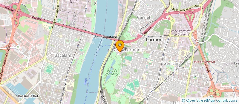 localisation de l'entreprise BLEW E-COM à LORMONT