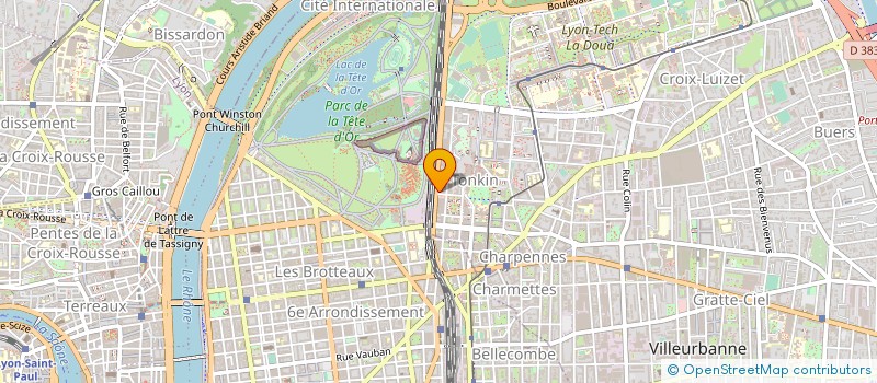 localisation de l'entreprise BLEZAT SAS à VILLEURBANNE